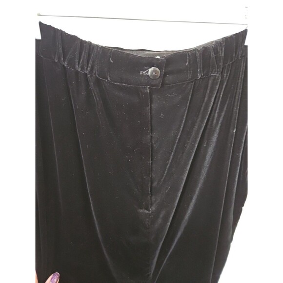 VTG Scott McClintock Velvet Jacket Skirt Set Black Gold Evening New Old Stock - Picture 8 of 16